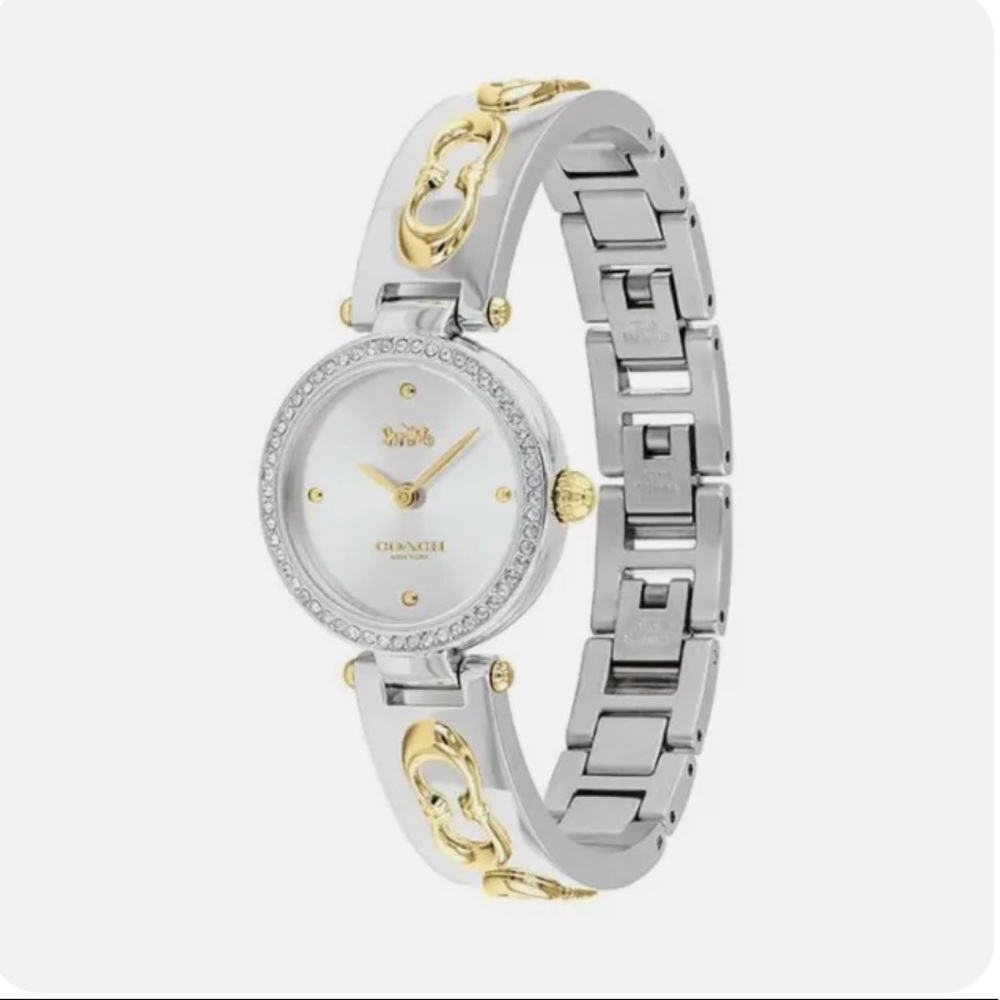⭐️NEW COACH PARK 14503277 TwoTone Stainless Steel Crystal Accented MSRP $480.00 - Picture 1 of 12